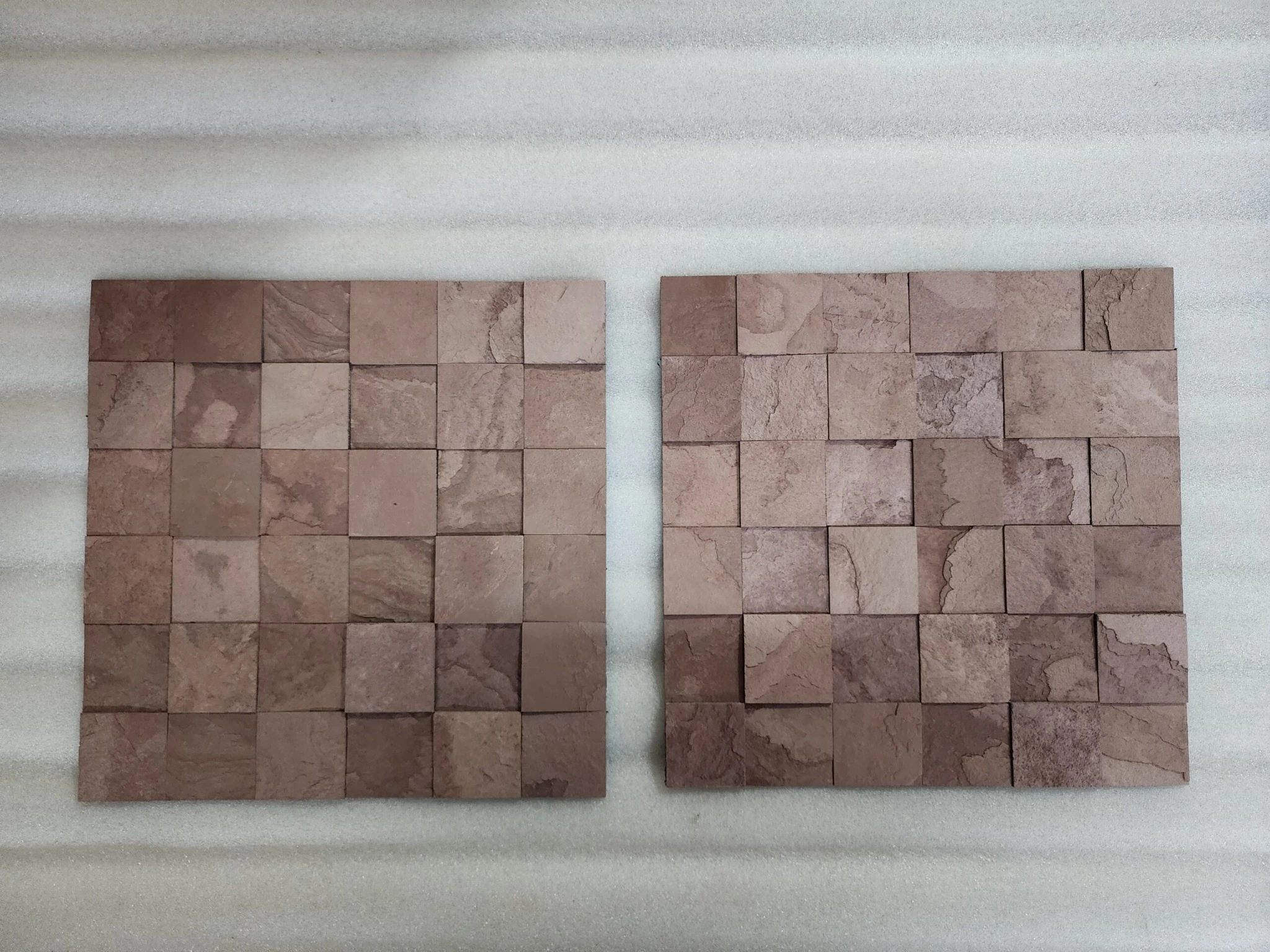 Terra Red 3D peel and stick panels for decorative walls by HSK International