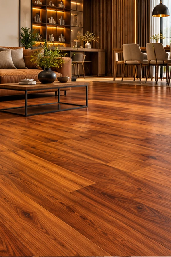 Laminate Flooring Warm Brown