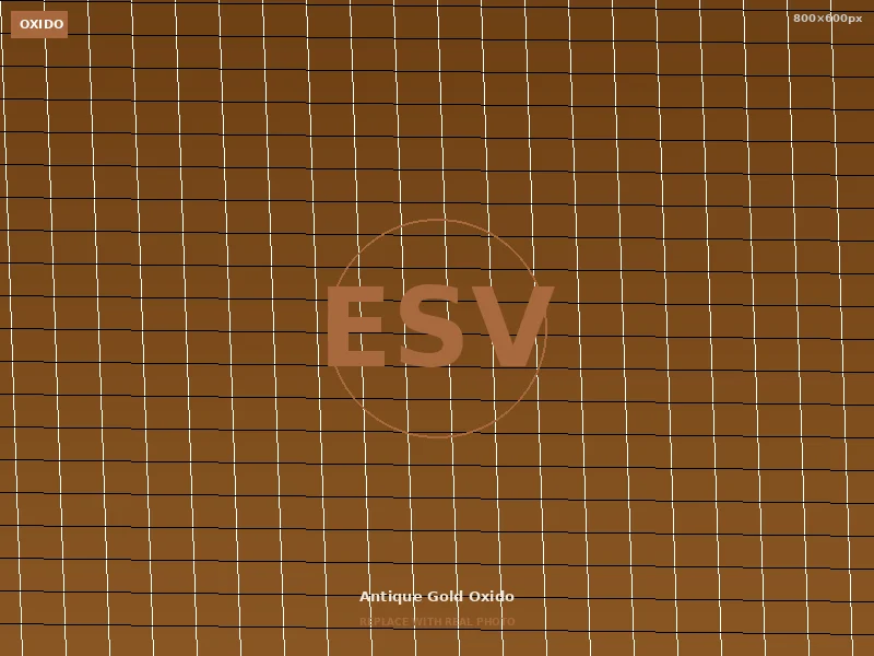 Antique Gold Oxido metallic stone veneer by HSK International