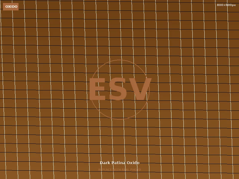 Dark Patina Oxido metallic stone veneer by HSK International