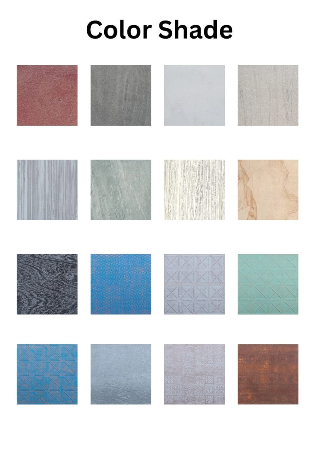 Colour Chart Gold Acoustic Panel - Natural Stone Sound-Absorbing Wall Panel - HSK International
