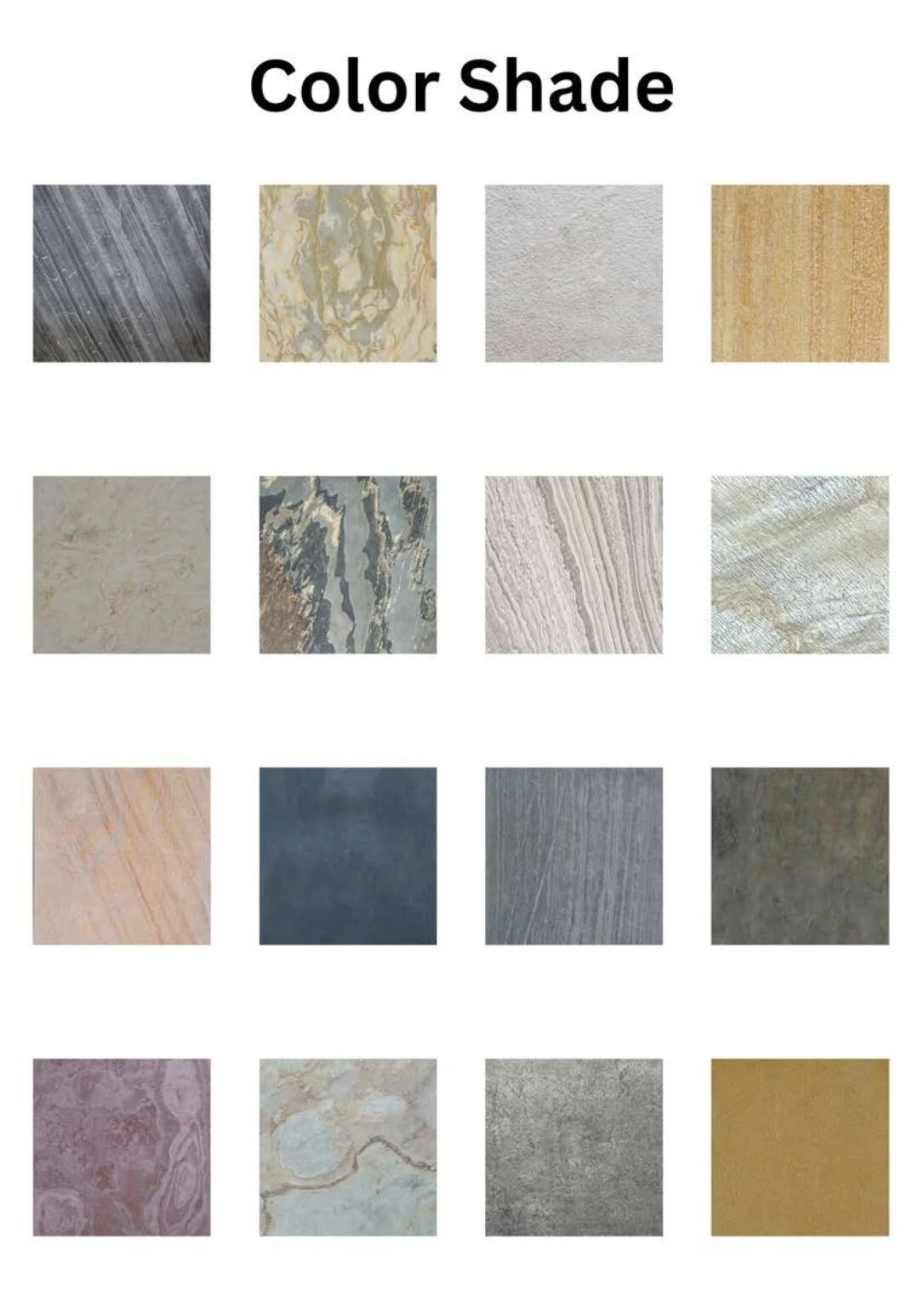 Colour Chart Black Acoustic Panel - Natural Stone Sound-Absorbing Wall Panel - HSK International