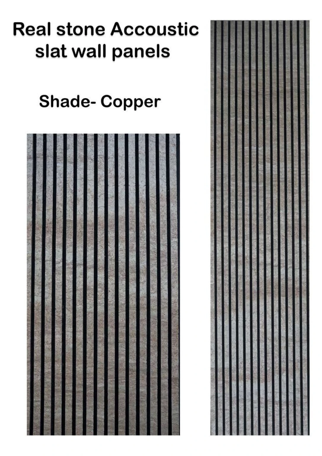 Copper Acoustic Panel - Natural Stone Sound-Absorbing Wall Panel - HSK International