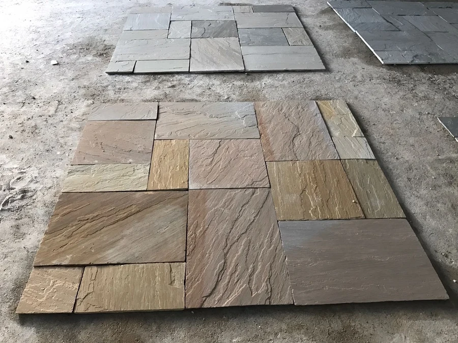 Golden Leaf Sandstone Veneer - Natural Flexible Stone Veneer Sheet - HSK International