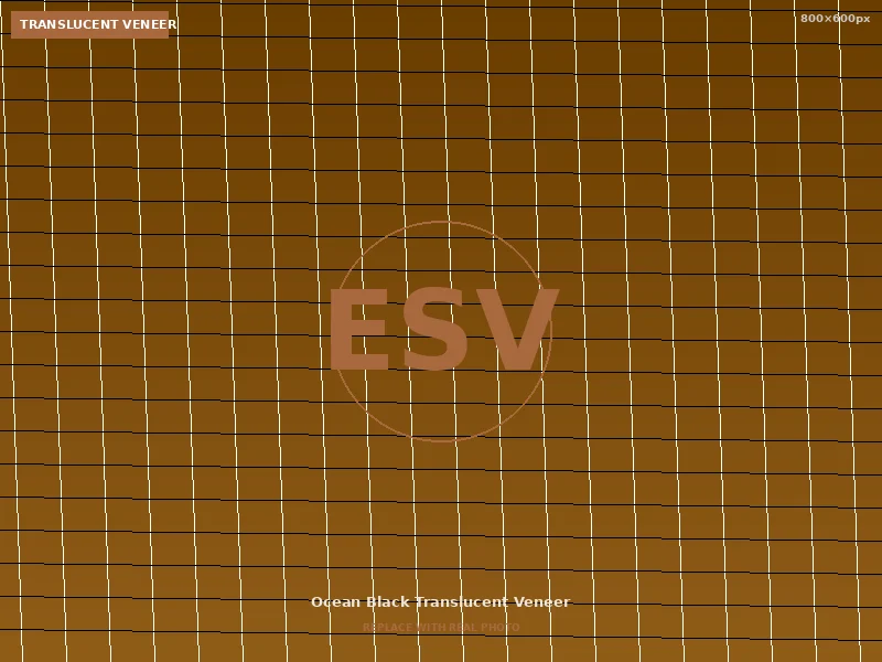 Ocean Black Translucent Veneer natural stone veneer by HSK International