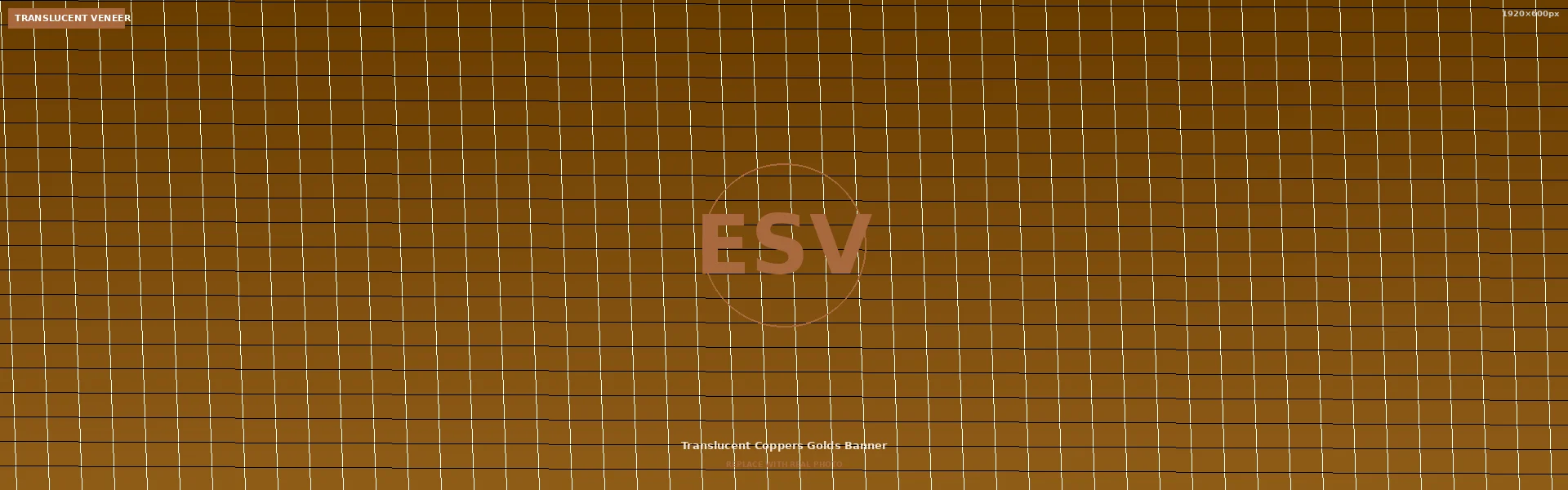Translucent Coppers and Golds Natural Stone Veneer