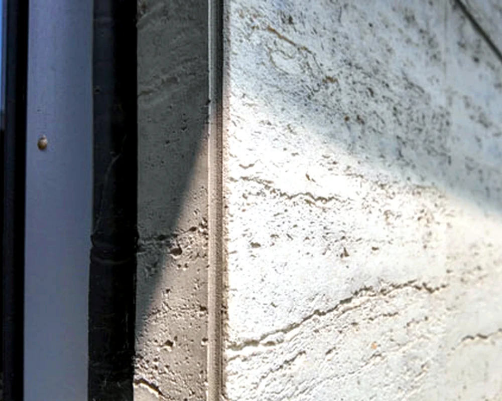 Silver Travertine Stone Veneer natural Travertine flexible stone veneer sheet by HSK International