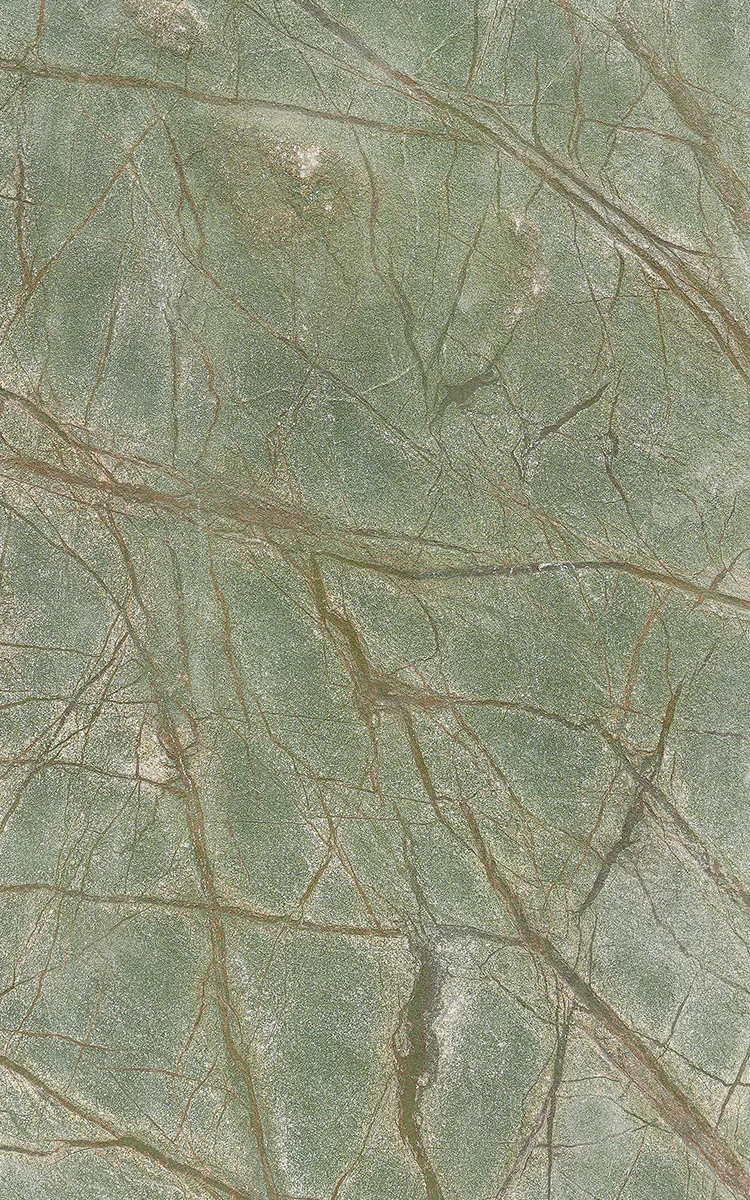 Rainforest Green Marble natural stone slab by HSK International