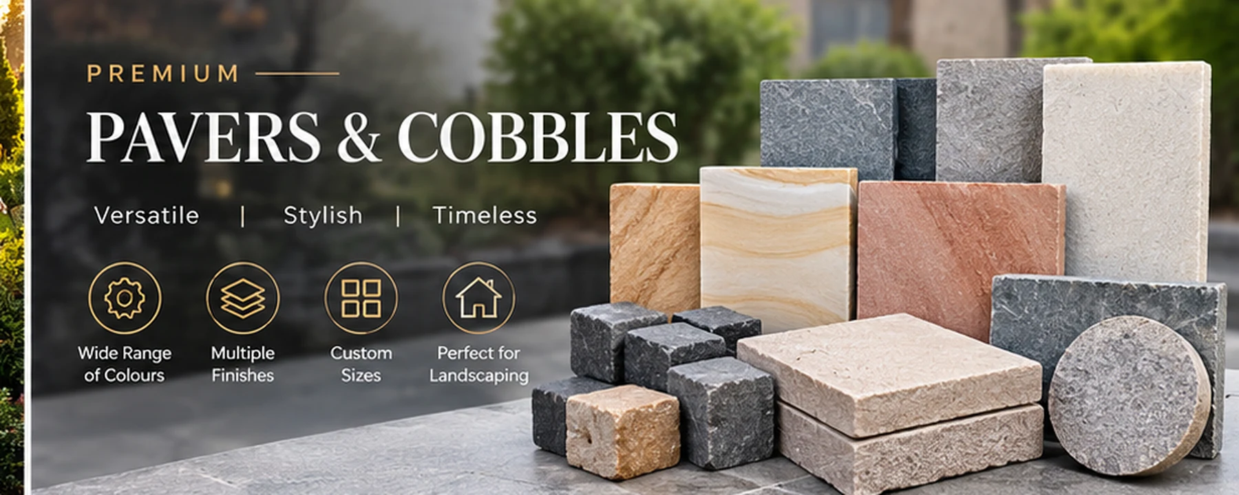 Outdoor paving and wall stone exported from India — HSK International