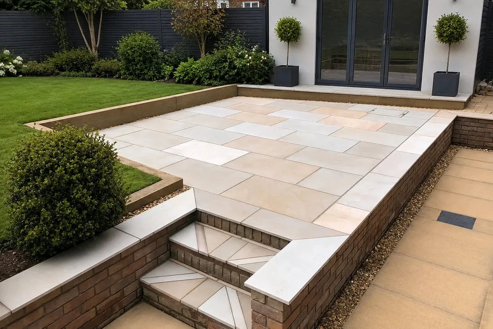 Architectural natural stone exterior