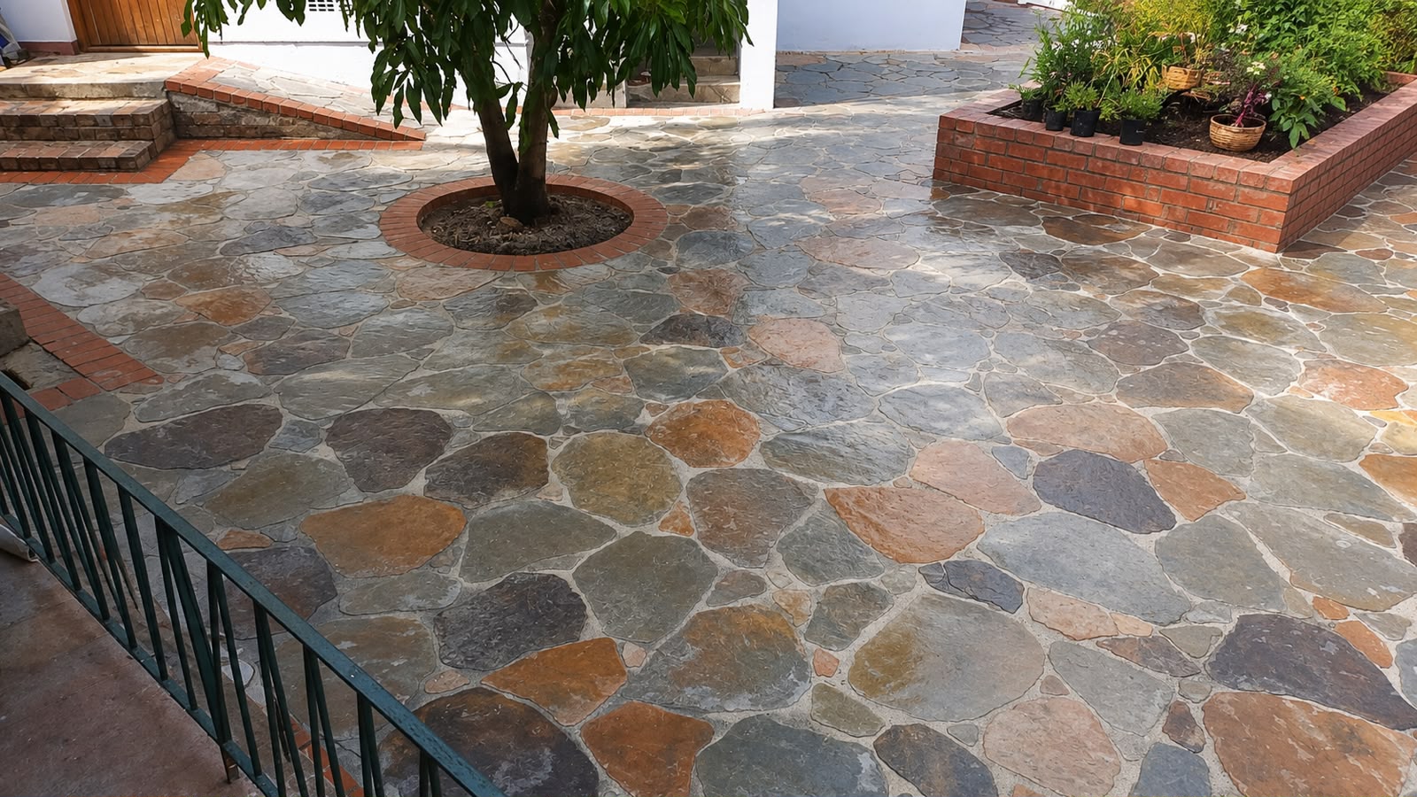 Crazy Paving Garden Path