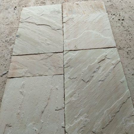 Mint White sandstone Paving
